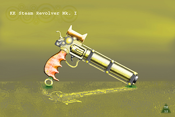 Steampunk Revovler Concept