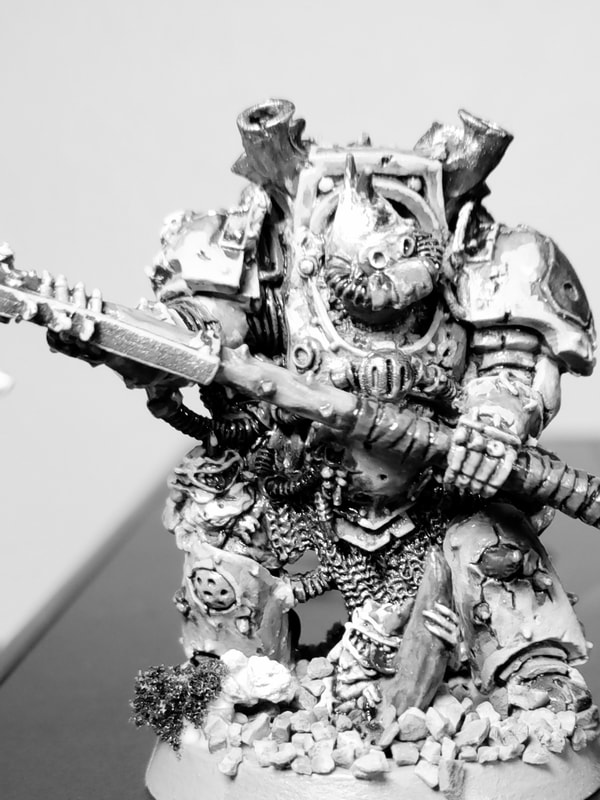 Lord Typhus Paint Job Grayscale by Tim Kaney