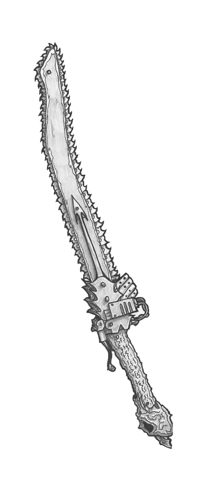 Grayscale - Chaos Chainsword