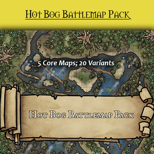 Hot Bog Battlemap Pack Promo Image